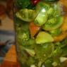 Sagataves no zaļajiem tomātiem: receptes no fotogrāfijām